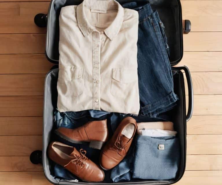 Minimalist travel packing list for women
