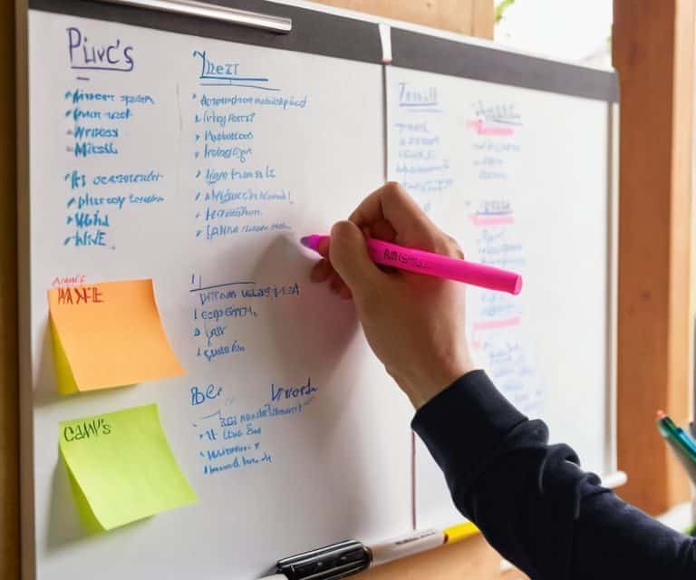 Breaking down big goals into steps