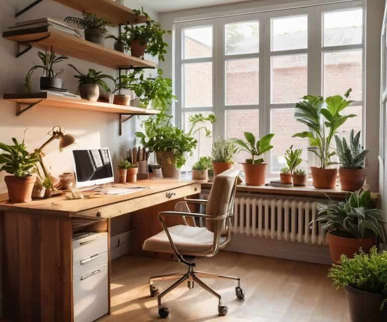 Creating a healthy workspace environment at home
