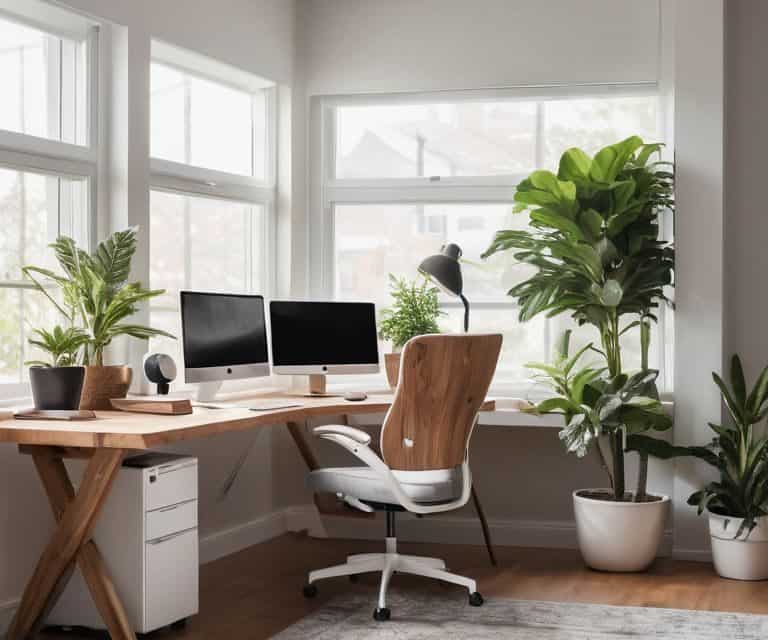 Ergonomics for home office setup