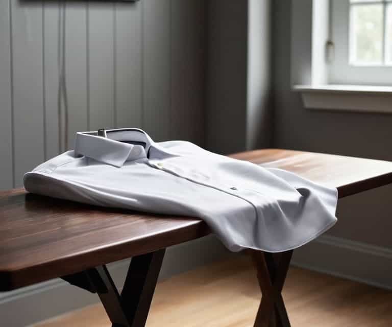 Ironing a dress shirt properly
