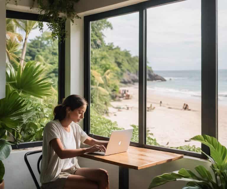 Staying productive while traveling tips