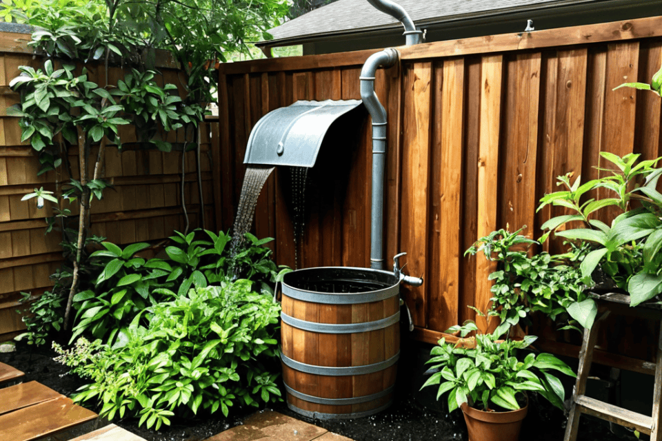DIY rain barrel system guide