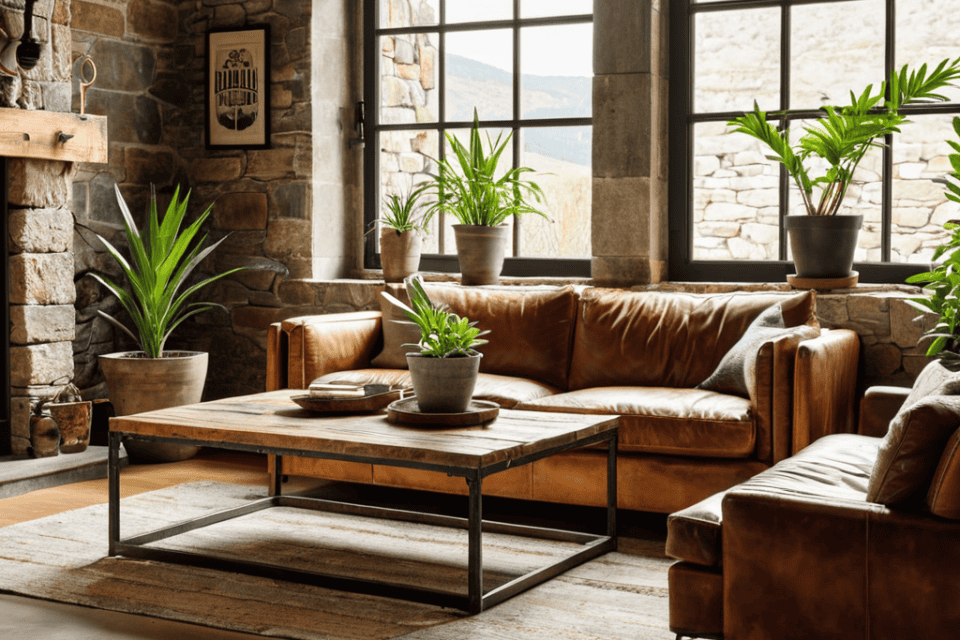 Rustic industrial coffee table guide