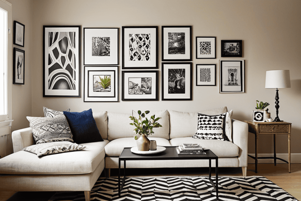 DIY gallery wall budget decor