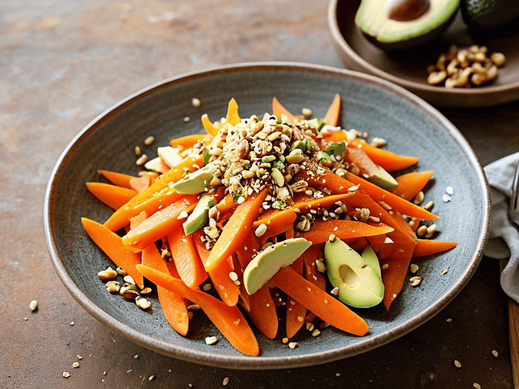 Raw Carrot Salad Bliss