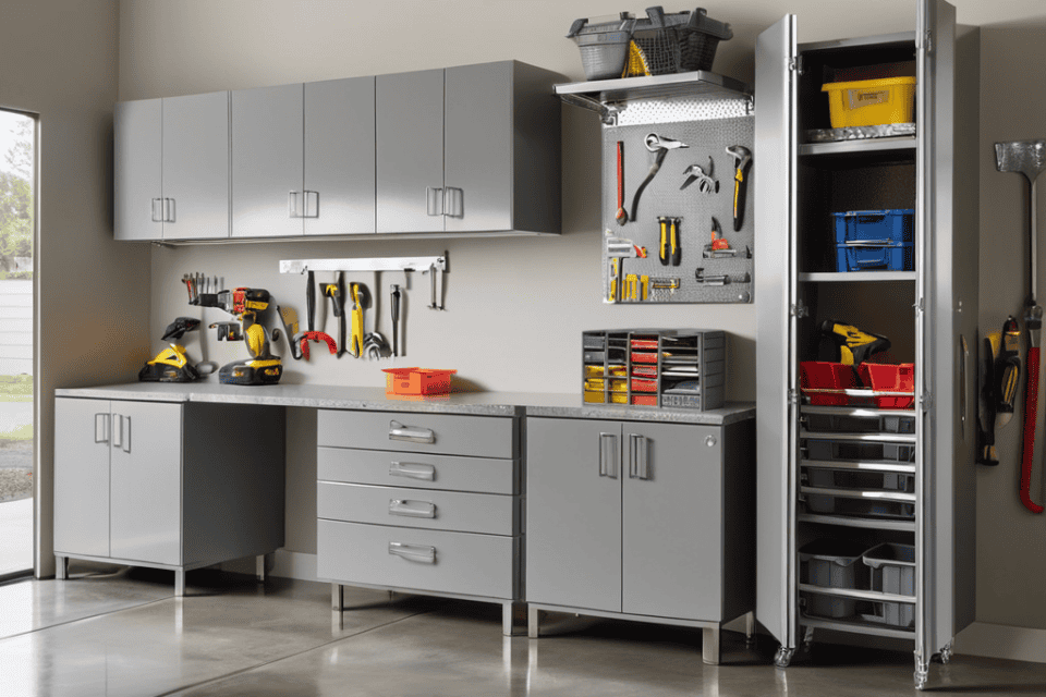 Modular Garage Cabinets installed