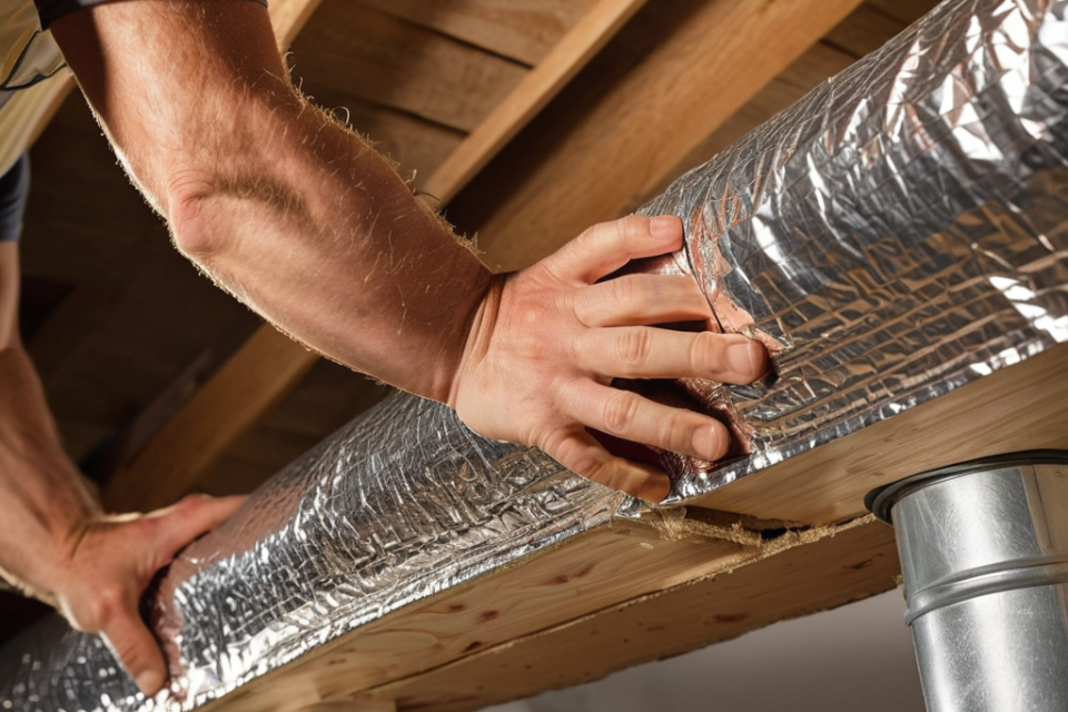 Retro-Reflective Insulation in attic