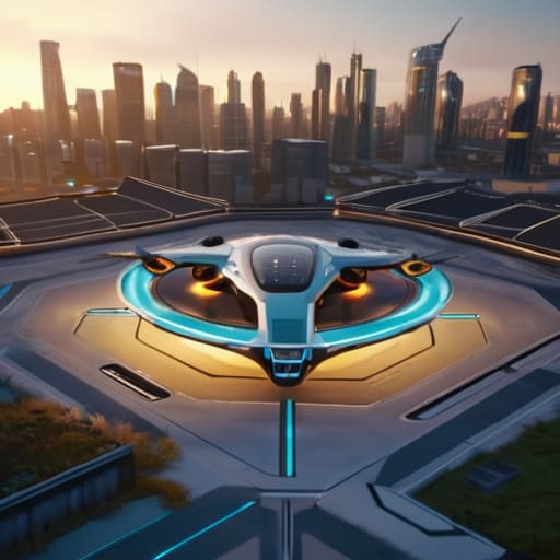 Optimizing eVTOL vertiport logistics for urban travel.