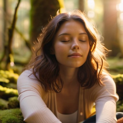 Person practicing Interoceptive awareness skills meditation